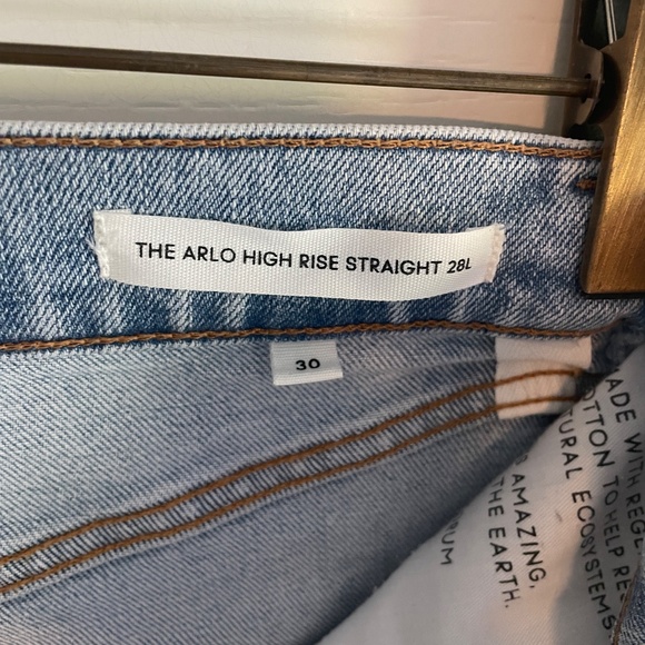 Denim Forum The Arlo Hi-Rise Straight Leg Jean (30W 28L) - Picture 2 of 6
